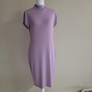 Forever 21 Light Purple Knee Length Dress Large